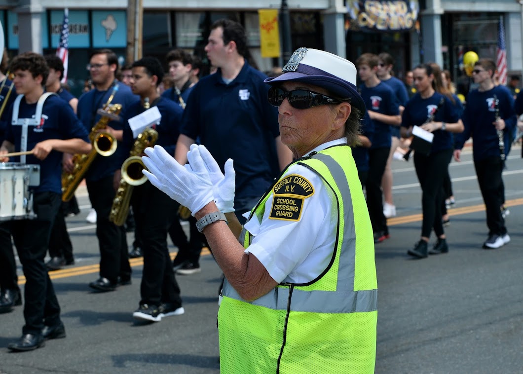 Crossing Guard Memorial Day Parade